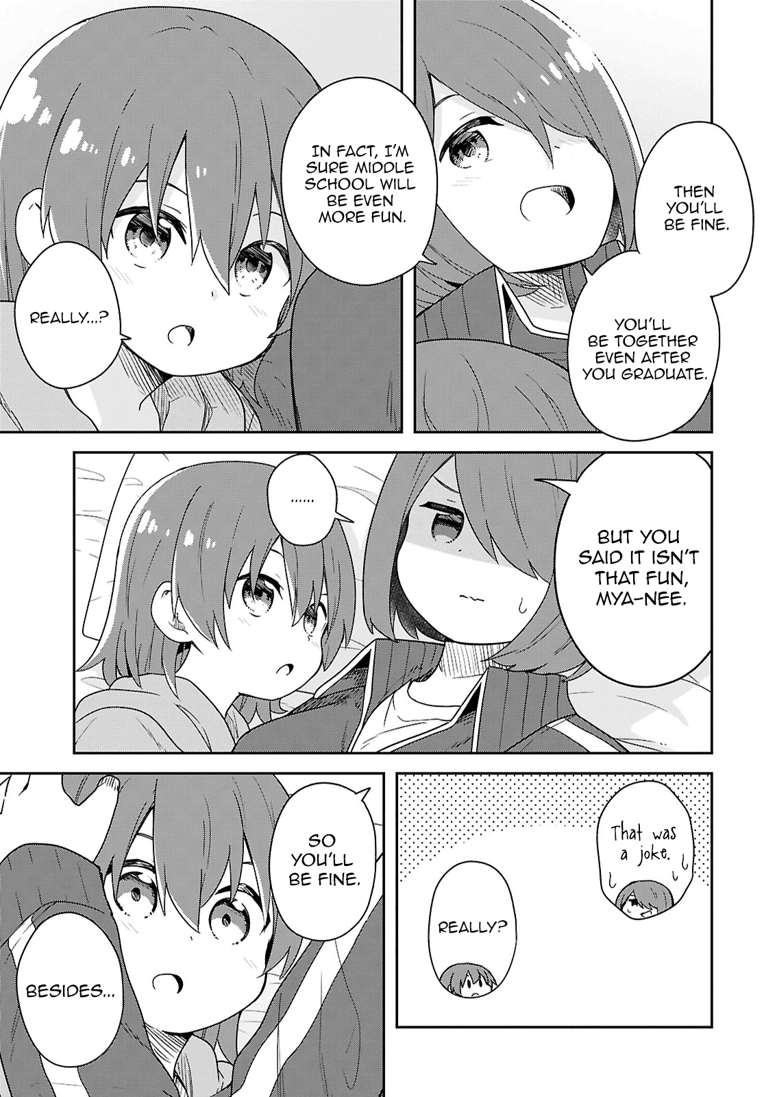 Watashi ni Tenshi ga Maiorita! Chapter 129 page 13 - Chapter 129