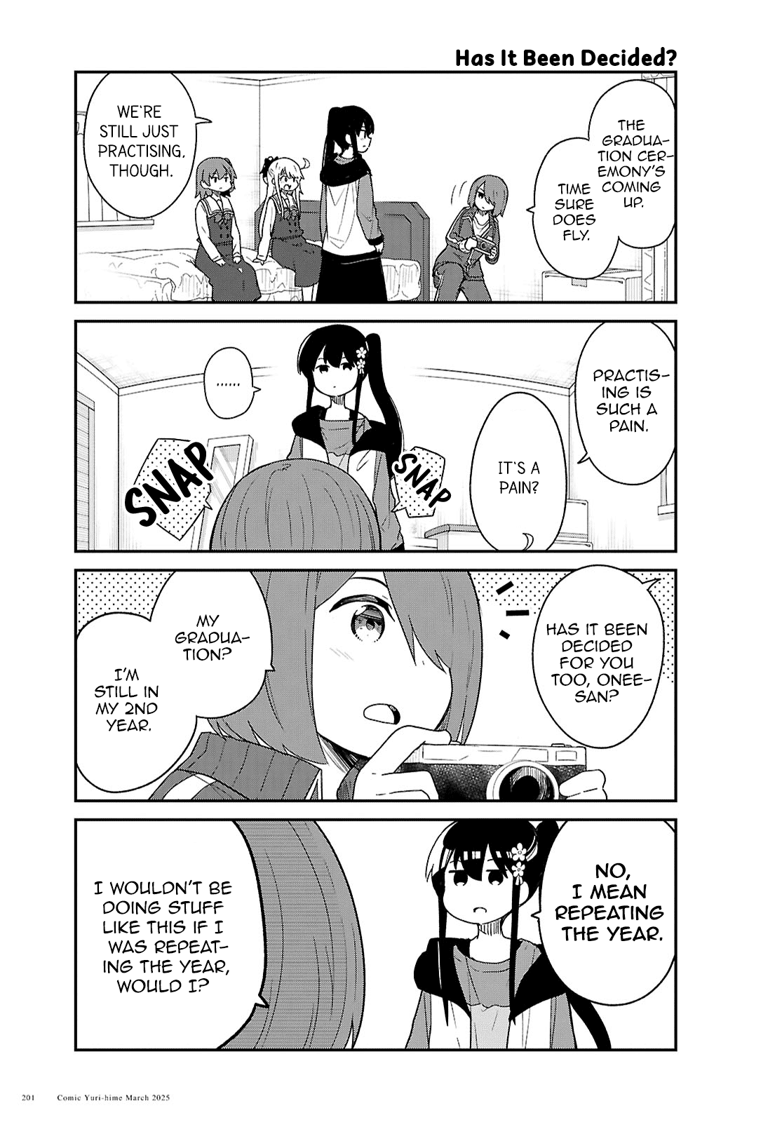 Watashi ni Tenshi ga Maiorita! Chapter 129 page 5 - Chapter 129