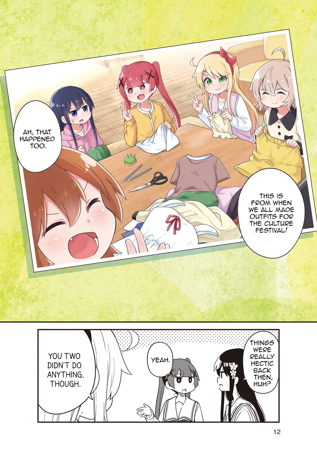 Watashi ni Tenshi ga Maiorita! Chapter 132.6 page 12 - Chapter 132.6: Colorful Sugar Memories