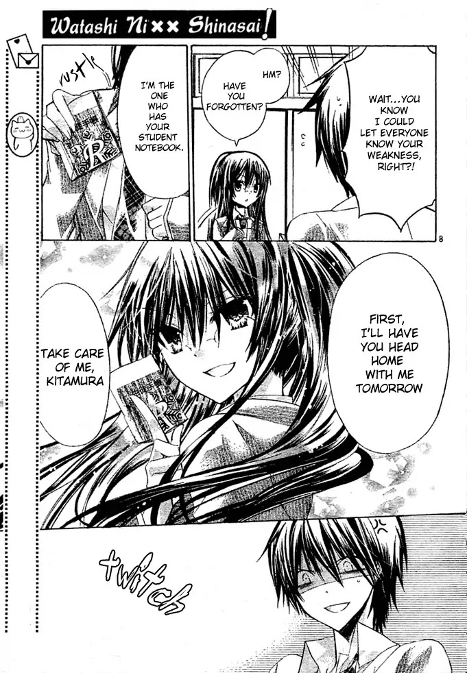 Watashi ni xx Shinasai! Chapter 5 page 8 - Chapter 5 : : Be My Stand-In Lover!