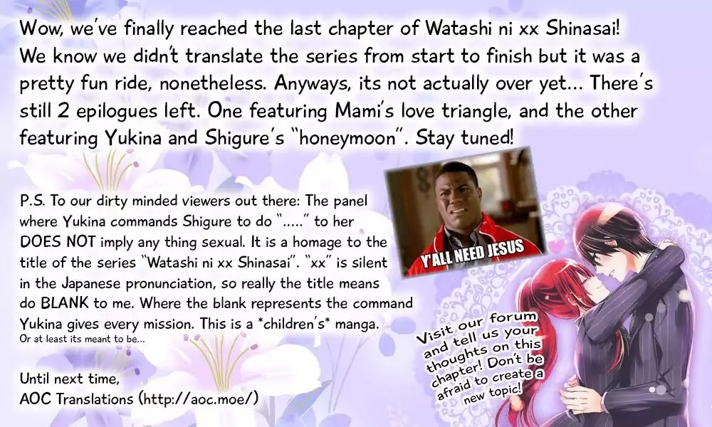 Watashi ni xx Shinasai! Chapter 74 page 38 - Chapter 74: Be With Me Always