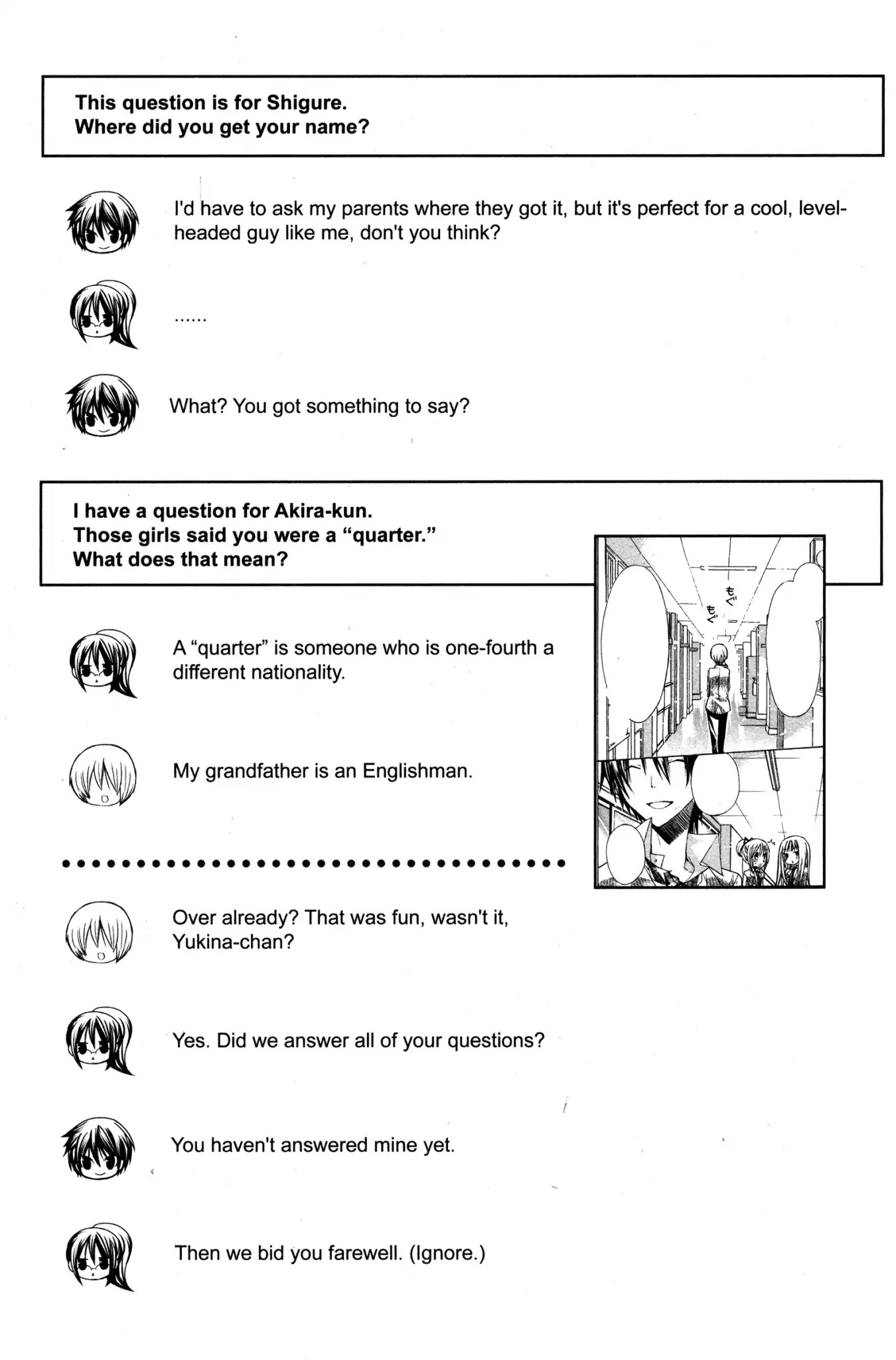 Watashi ni xx Shinasai! Chapter 8.6 page 2 - Vol.2 Mission of Love: Character Talk