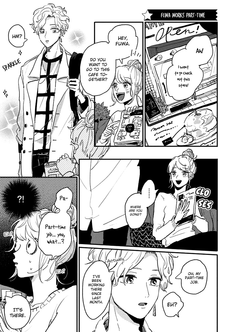 Watashi no Cosmic Monster Chapter 10.5 page 1 - Chapter 10.5: Fuwa Works Part-Time