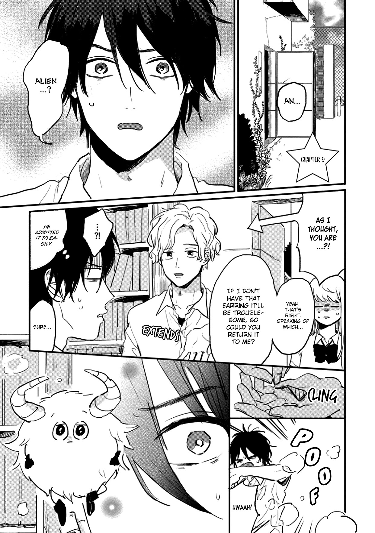 Watashi no Cosmic Monster Chapter 9 page 1 - Chapter 9