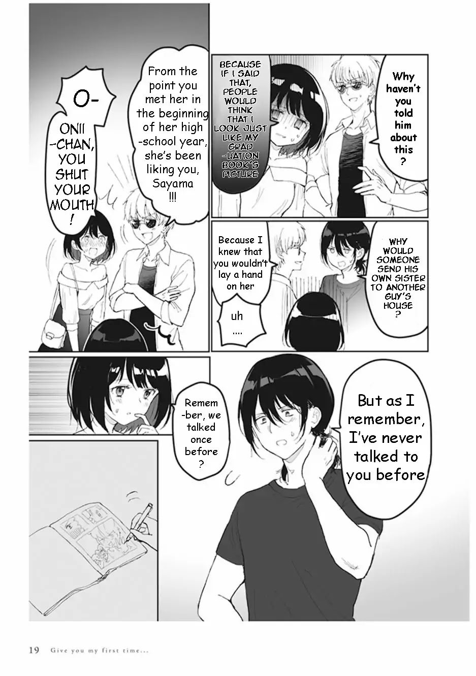 Watashi no Hajimete, Kimi ni Agemasu Chapter 1.5 page 6 - Chapter 1.5