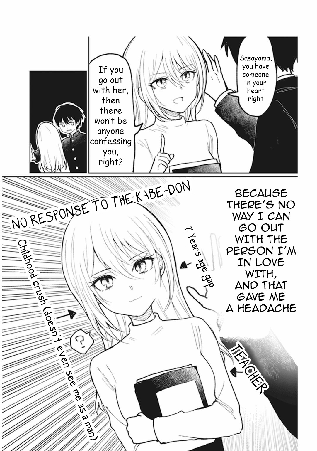 Watashi no Hajimete, Kimi ni Agemasu Chapter 2.3 page 3 - Chapter 2.3: A lady-killer also has his own concern