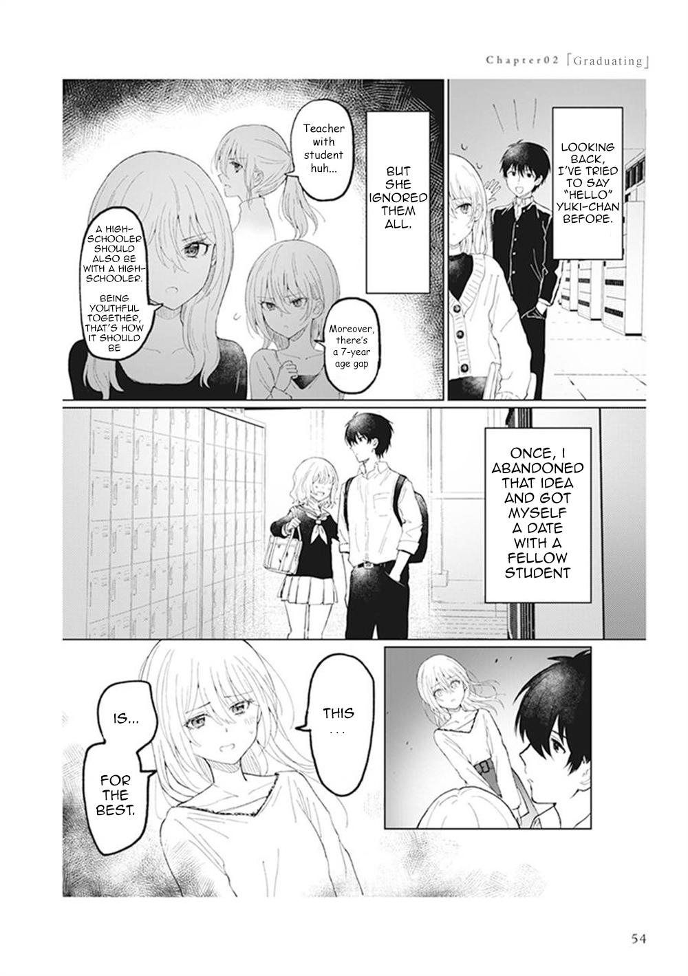 Watashi no Hajimete, Kimi ni Agemasu Chapter 2.7 page 1 - Chapter 2.7: Graduating