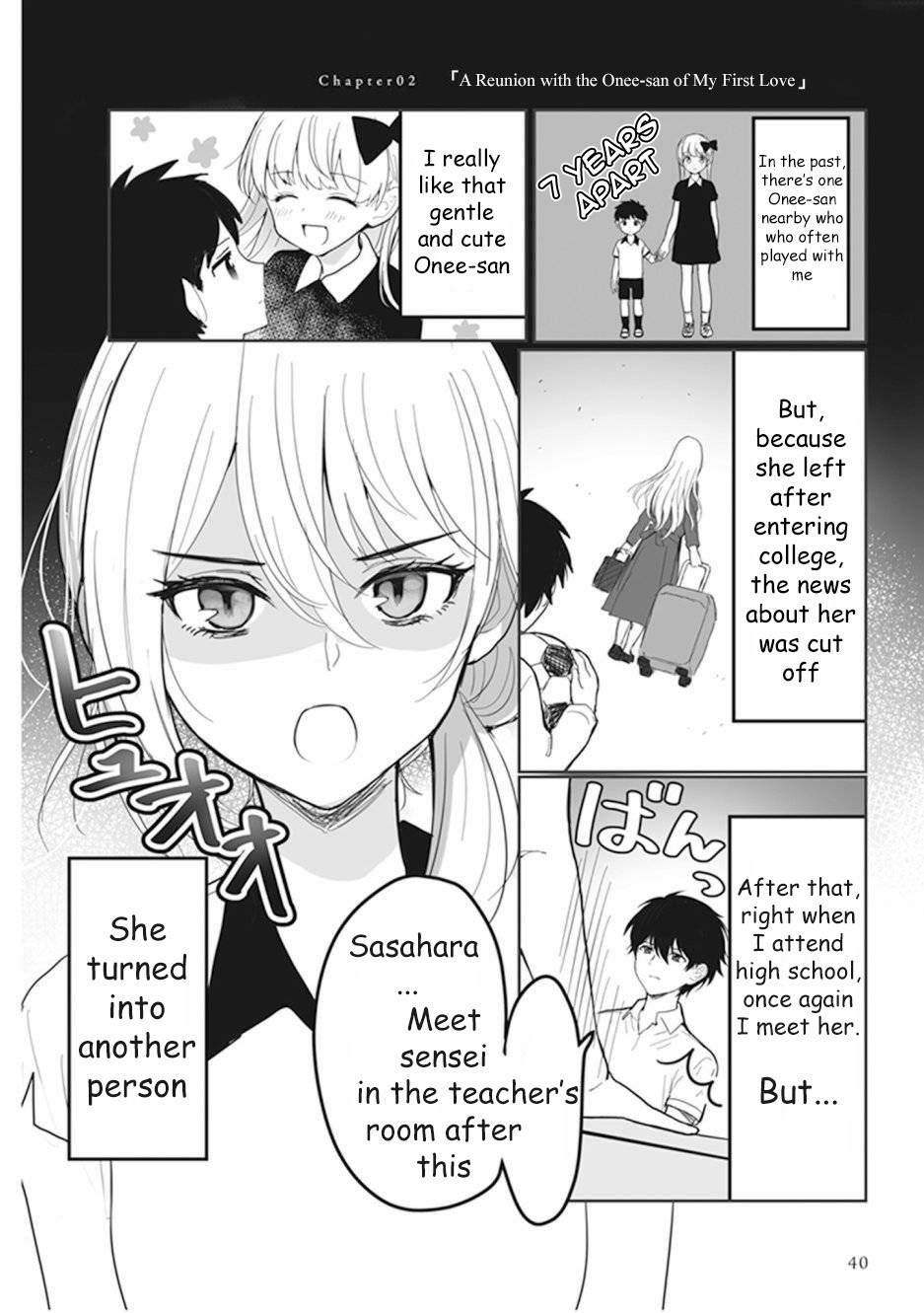Watashi no Hajimete, Kimi ni Agemasu Chapter 2 page 2 - Chapter 2: A Reunion with The Onee-san of my First Love