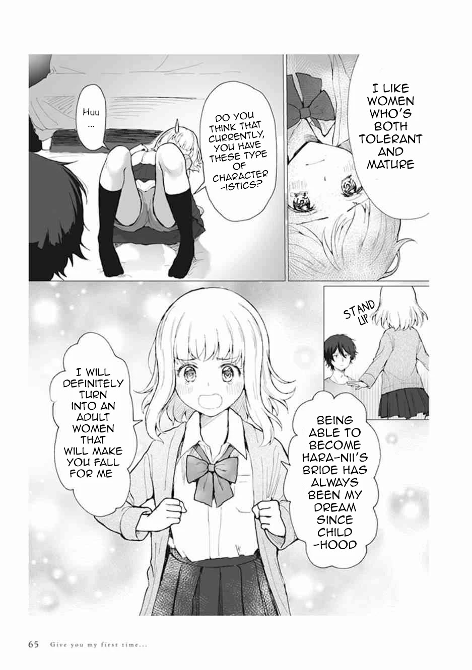 Watashi no Hajimete, Kimi ni Agemasu Chapter 3 page 7 - Chapter 3: Getting Your Crush's Attention