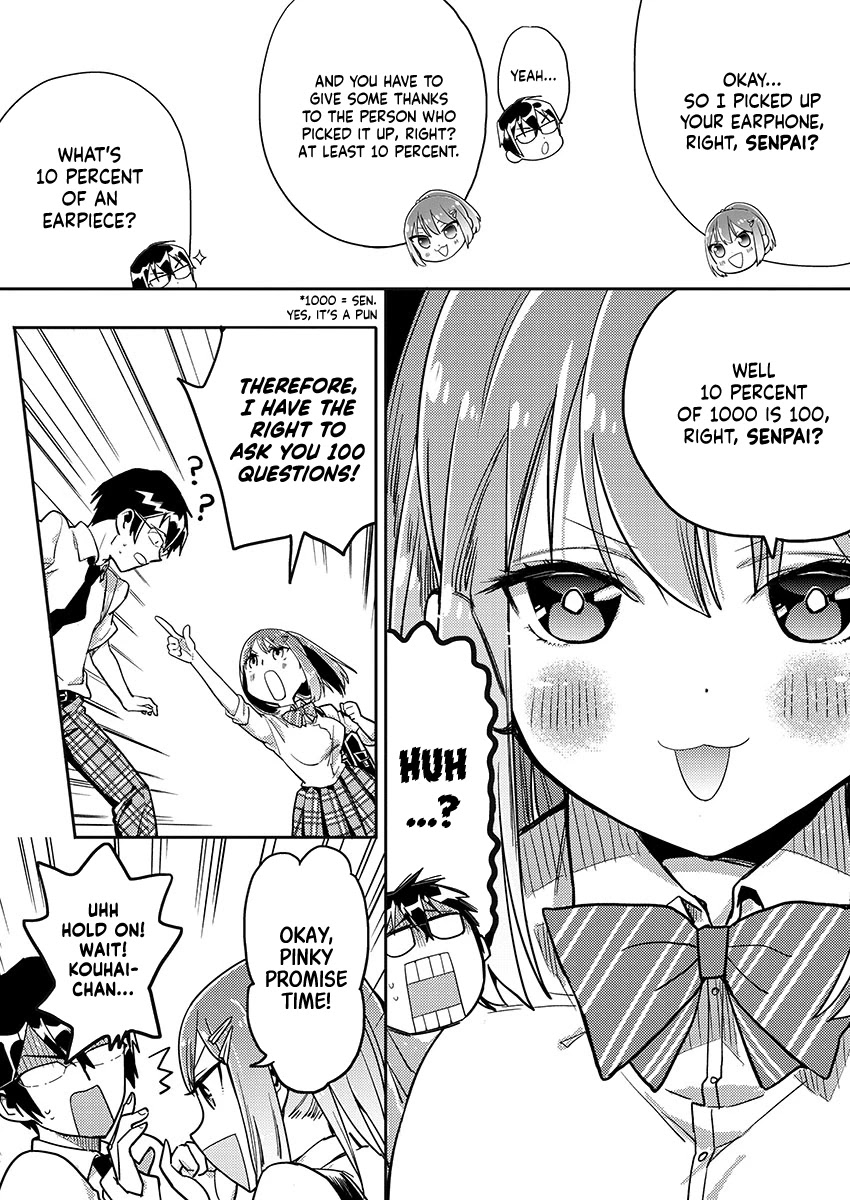Watashi no shiranai, senpai no 100 ko no koto Chapter 1 page 12 - Chapter 1: What's your LINE account, senpai?