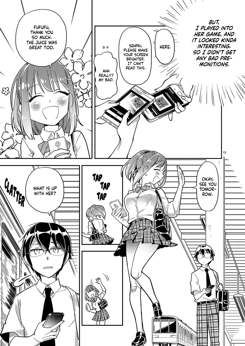 Watashi no shiranai, senpai no 100 ko no koto Chapter 1 page 14 - Chapter 1: What's your LINE account, senpai?