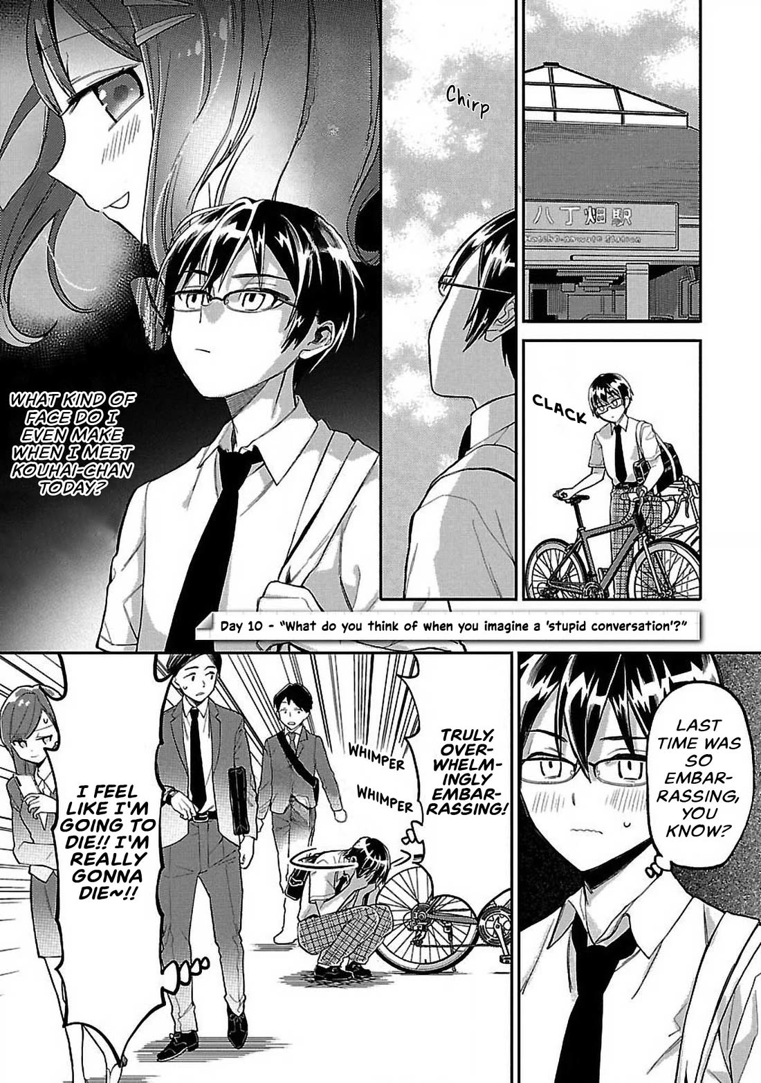Watashi no shiranai, senpai no 100 ko no koto Chapter 10 page 1 - Chapter 10: What do you think of when you imagine a "stupid conversation"?