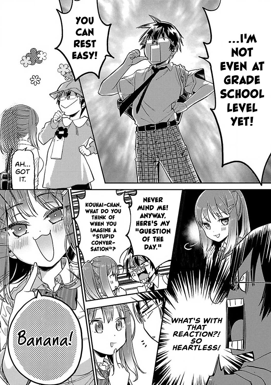Watashi no shiranai, senpai no 100 ko no koto Chapter 10 page 10 - Chapter 10: What do you think of when you imagine a "stupid conversation"?