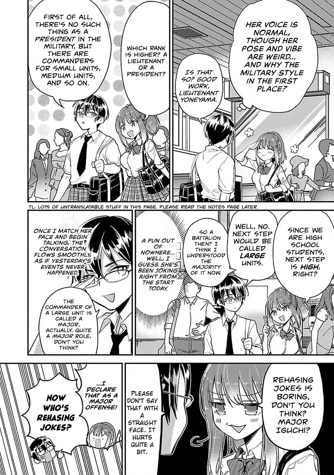 Watashi no shiranai, senpai no 100 ko no koto Chapter 10 page 4 - Chapter 10: What do you think of when you imagine a "stupid conversation"?