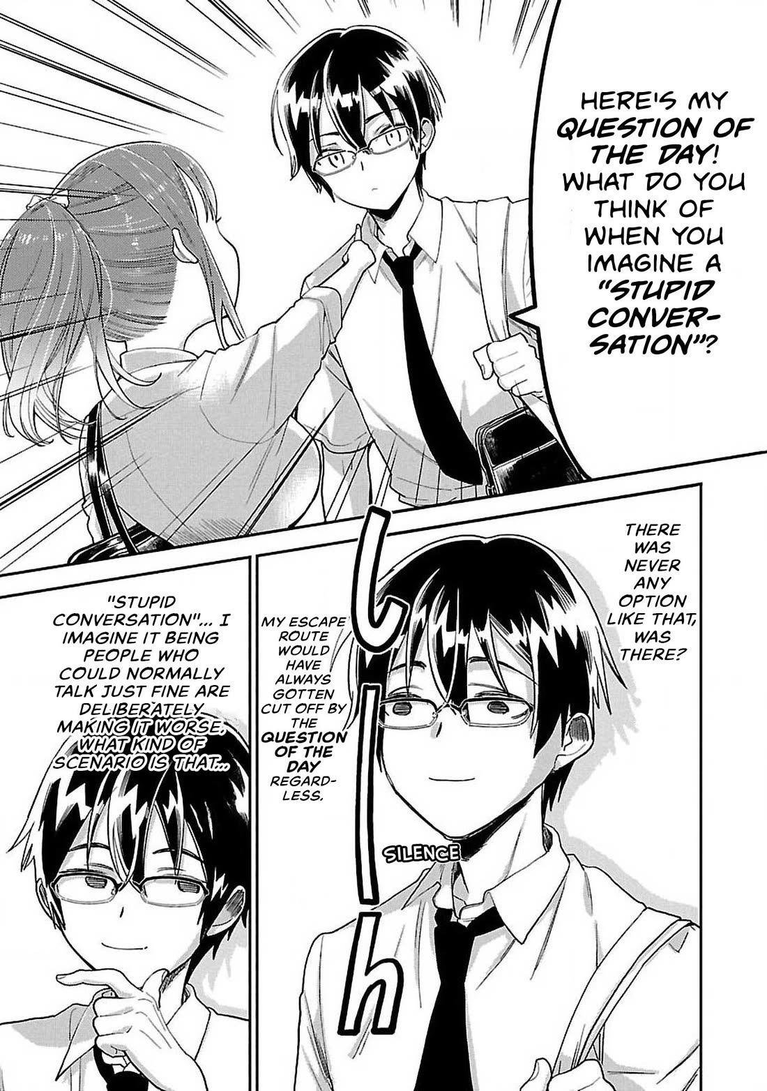 Watashi no shiranai, senpai no 100 ko no koto Chapter 10 page 7 - Chapter 10: What do you think of when you imagine a "stupid conversation"?