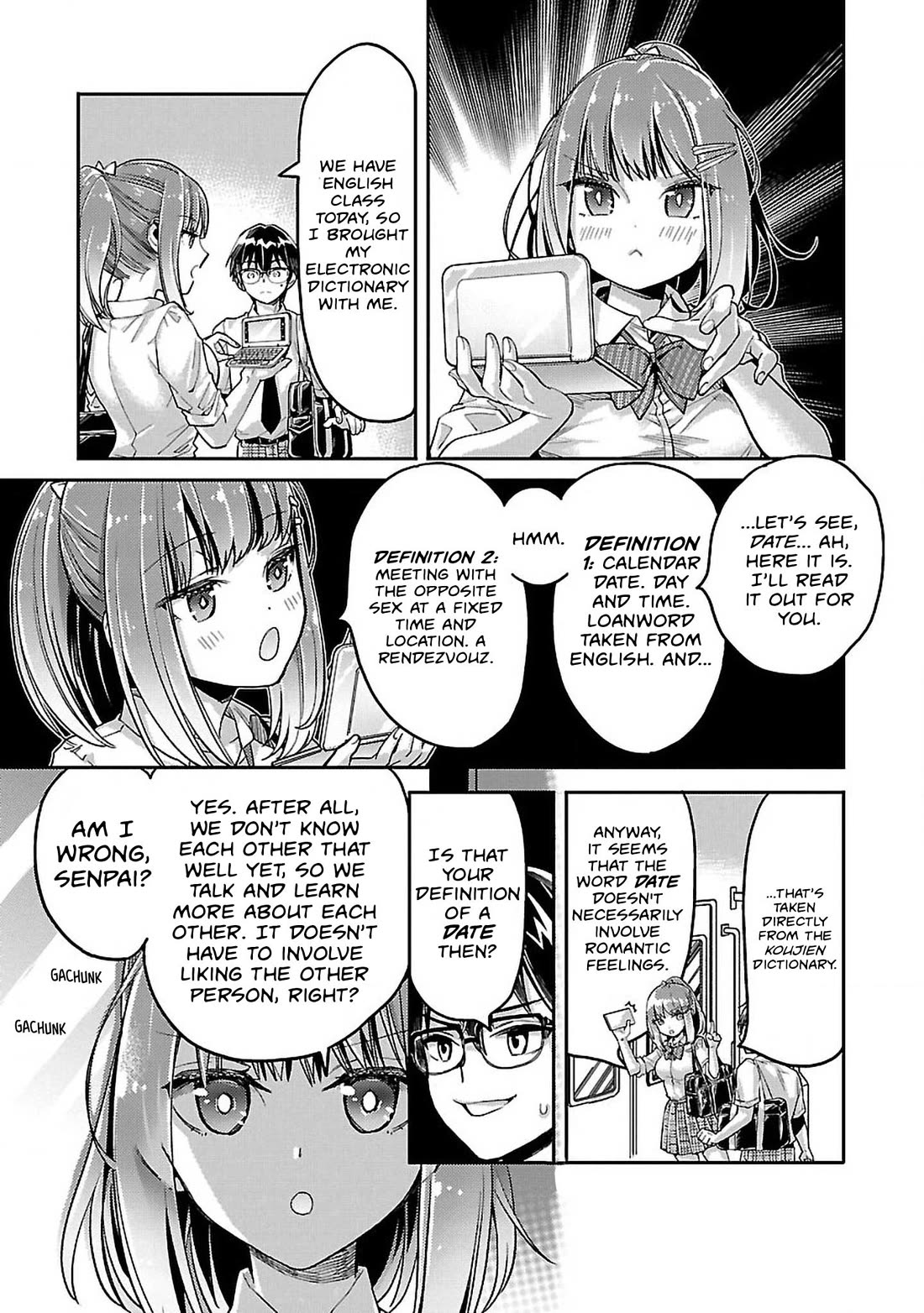 Watashi no shiranai, senpai no 100 ko no koto Chapter 11 page 7 - Chapter 11: Do you have plans for tomorrow, Senpai?