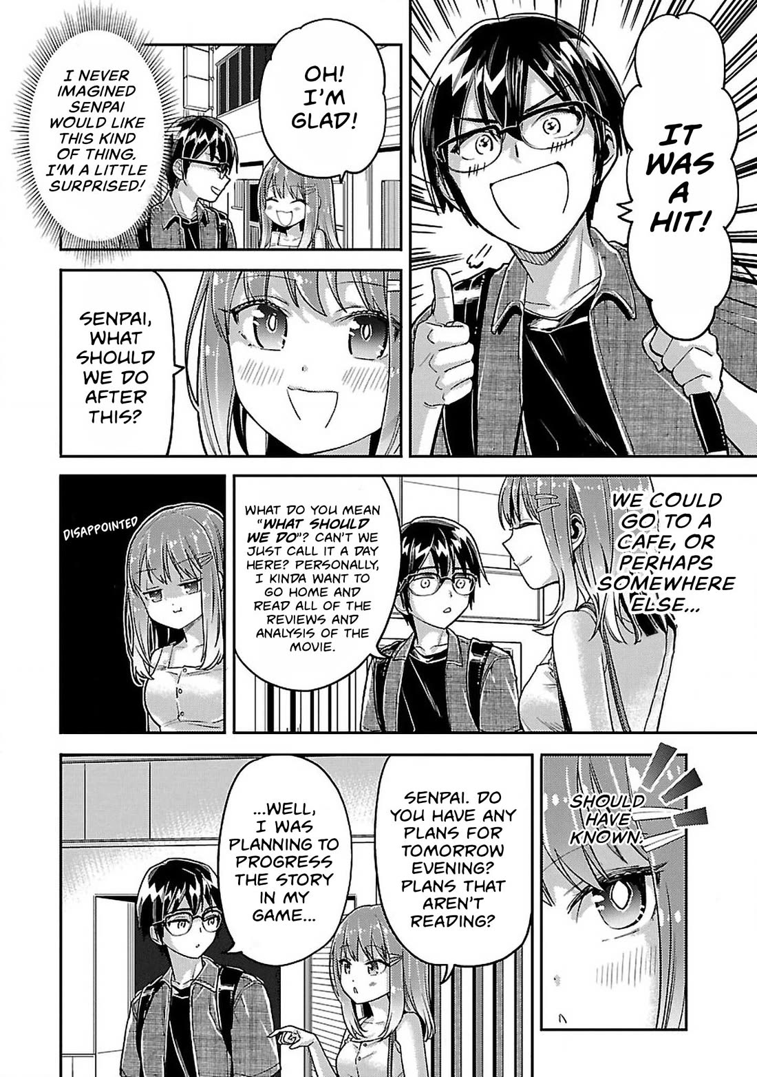 Watashi no shiranai, senpai no 100 ko no koto Chapter 12 page 10 - Chapter 12: ...Do you want me to treat you?
