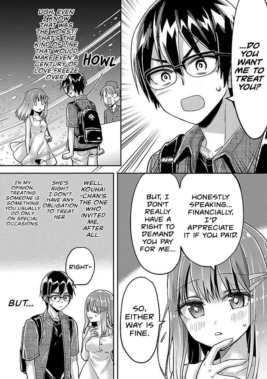 Watashi no shiranai, senpai no 100 ko no koto Chapter 12 page 8 - Chapter 12: ...Do you want me to treat you?