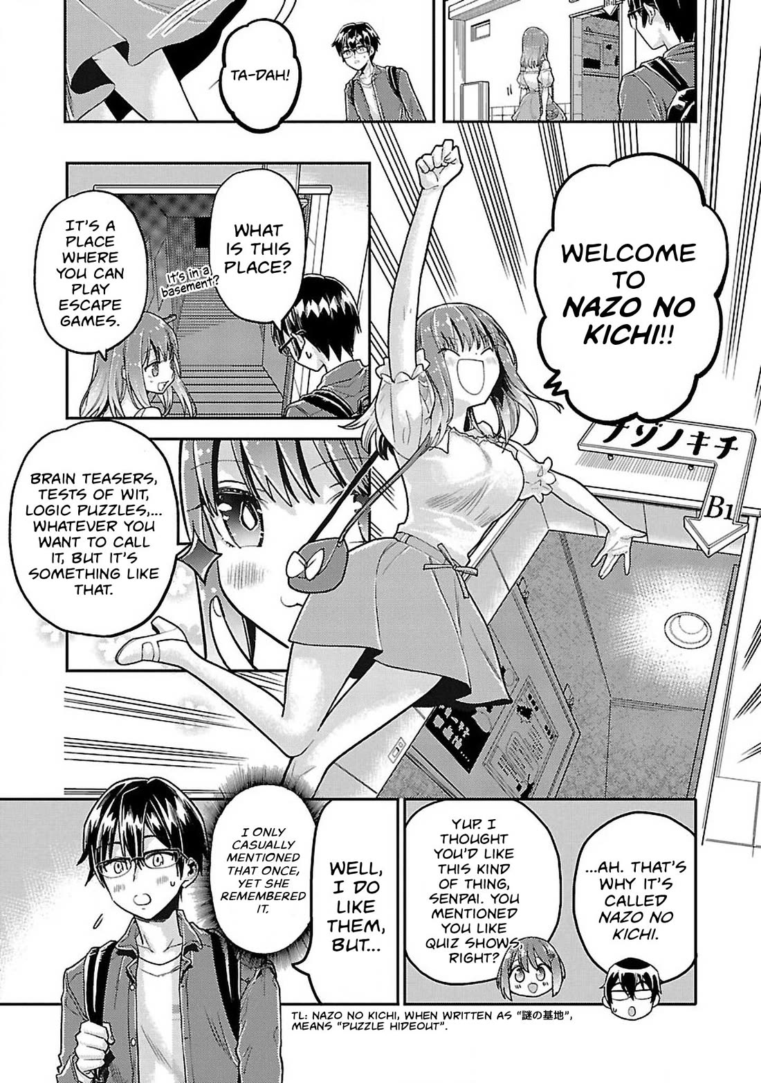 Watashi no shiranai, senpai no 100 ko no koto Chapter 13 page 3 - Chapter 13: Do you like this kind of thing, Senpai?