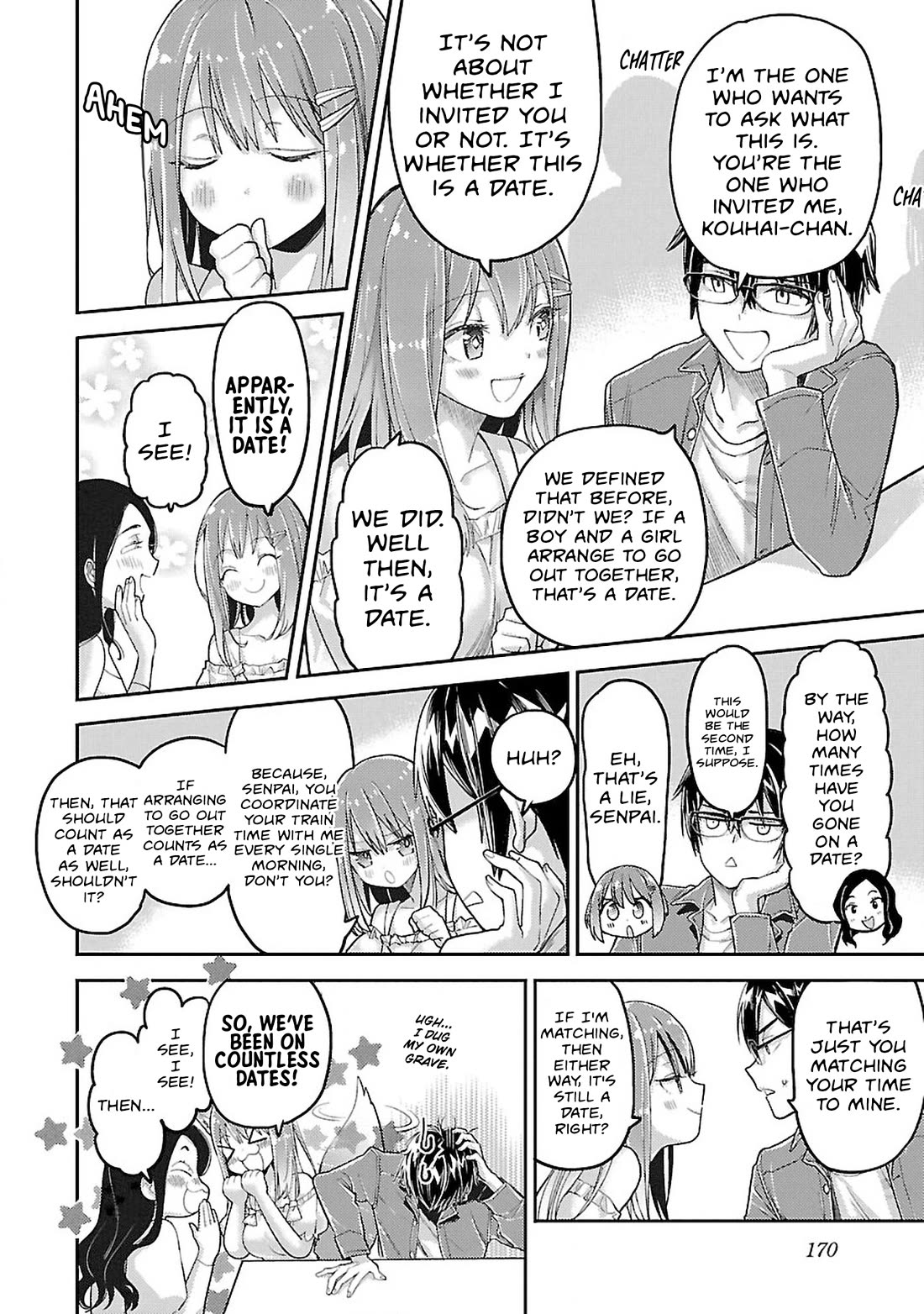 Watashi no shiranai, senpai no 100 ko no koto Chapter 13 page 6 - Chapter 13: Do you like this kind of thing, Senpai?
