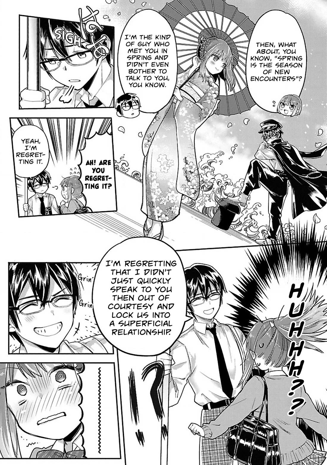 Watashi no shiranai, senpai no 100 ko no koto Chapter 14 page 4 - Chapter 14: What's your favorite season, Senpai?