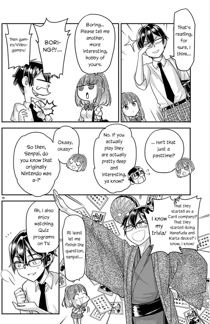 Watashi no shiranai, senpai no 100 ko no koto Chapter 3 page 10 - Chapter 3: What are your hobbies Senpai?