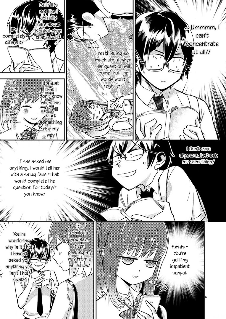 Watashi no shiranai, senpai no 100 ko no koto Chapter 3 page 5 - Chapter 3: What are your hobbies Senpai?
