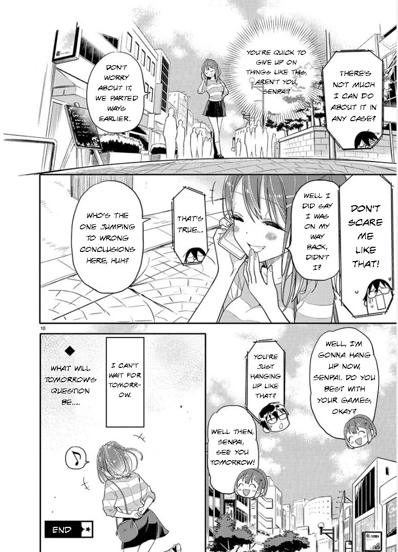 Watashi no shiranai, senpai no 100 ko no koto Chapter 5 page 10 - Chapter 5: What have you been up to Senpai?