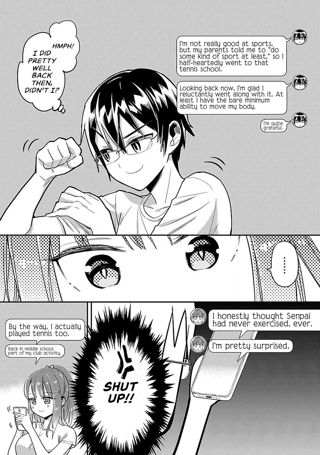 Watashi no shiranai, senpai no 100 ko no koto Chapter 7 page 6 - Chapter 7: What's your favorite food, Senpai?