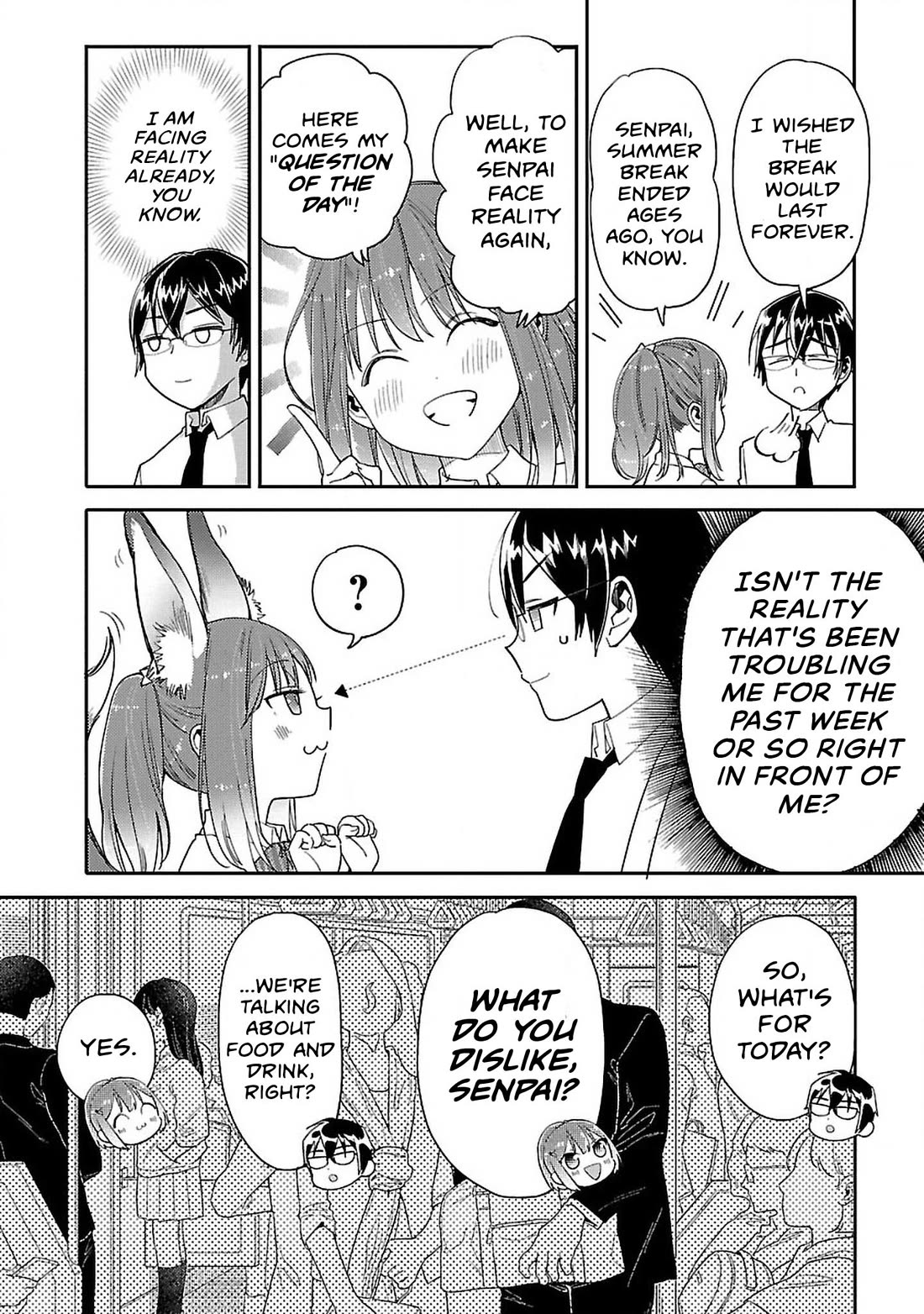 Watashi no shiranai, senpai no 100 ko no koto Chapter 8 page 4 - Chapter 8: What do you dislike, Senpai?