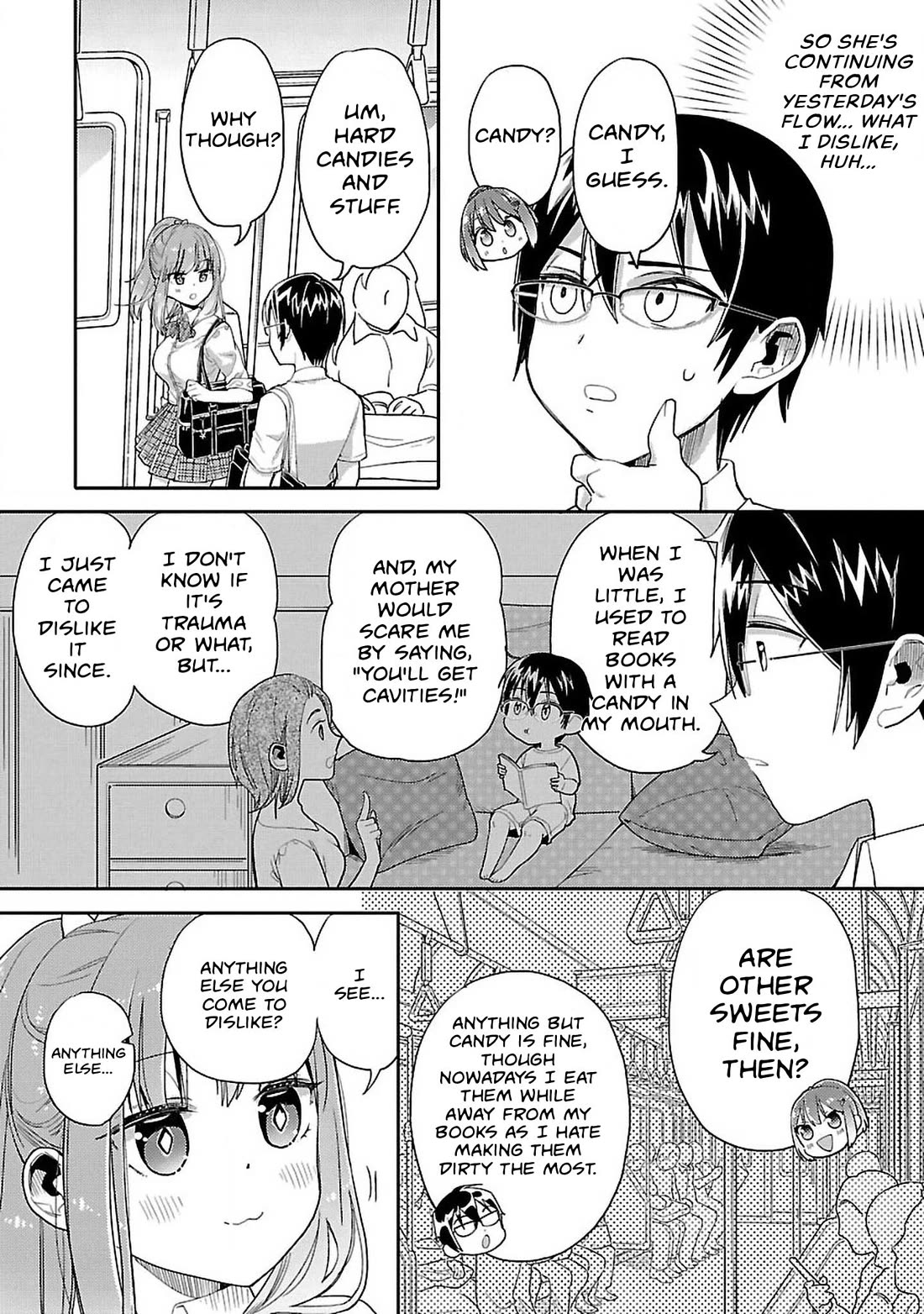 Watashi no shiranai, senpai no 100 ko no koto Chapter 8 page 5 - Chapter 8: What do you dislike, Senpai?