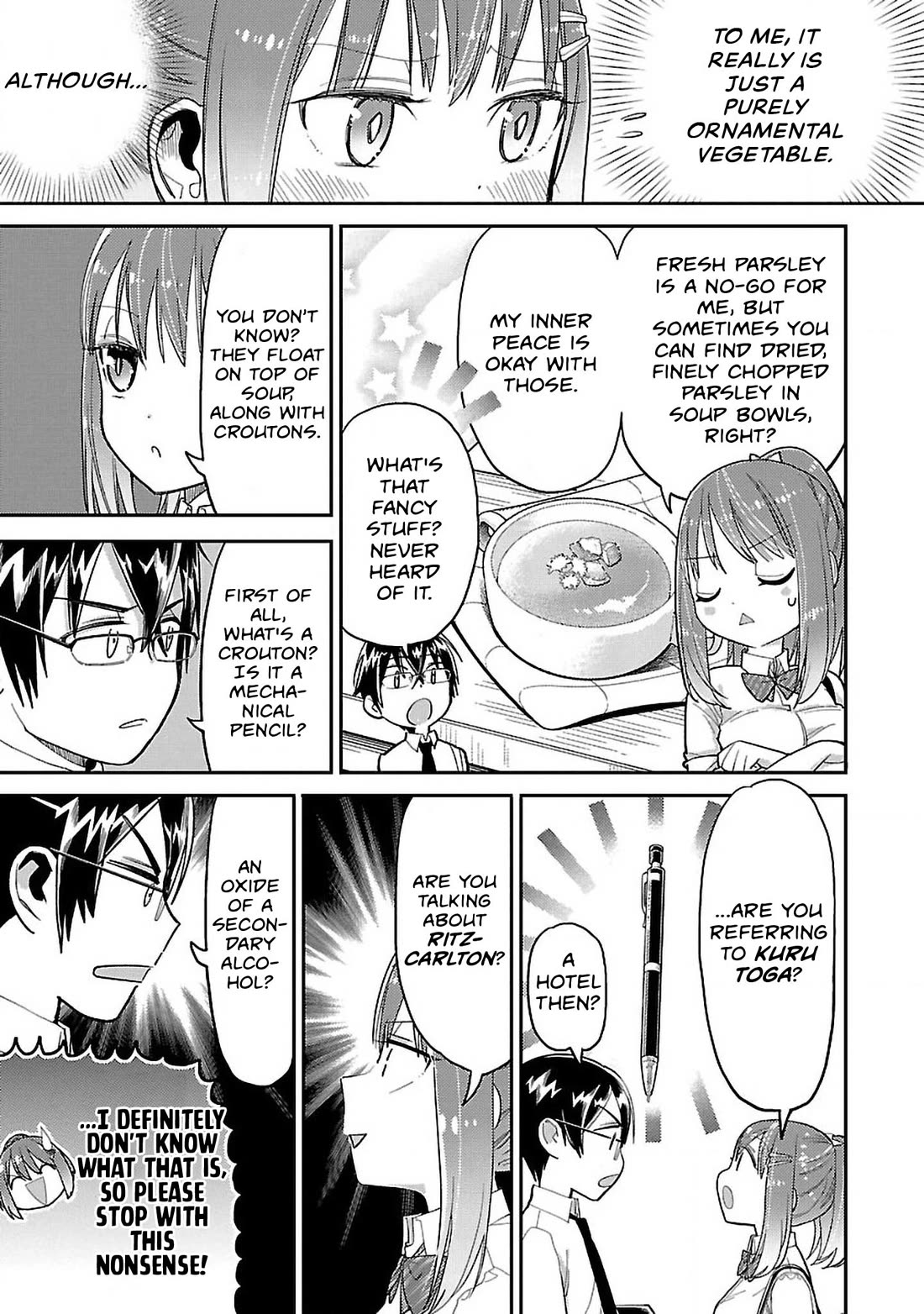 Watashi no shiranai, senpai no 100 ko no koto Chapter 8 page 9 - Chapter 8: What do you dislike, Senpai?