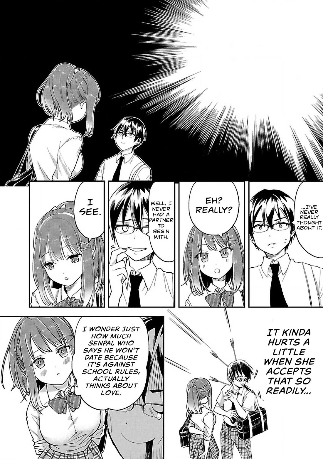 Watashi no shiranai, senpai no 100 ko no koto Chapter 9 page 14 - Chapter 9: Kouhai-chan, do you know all the rules of our high school?