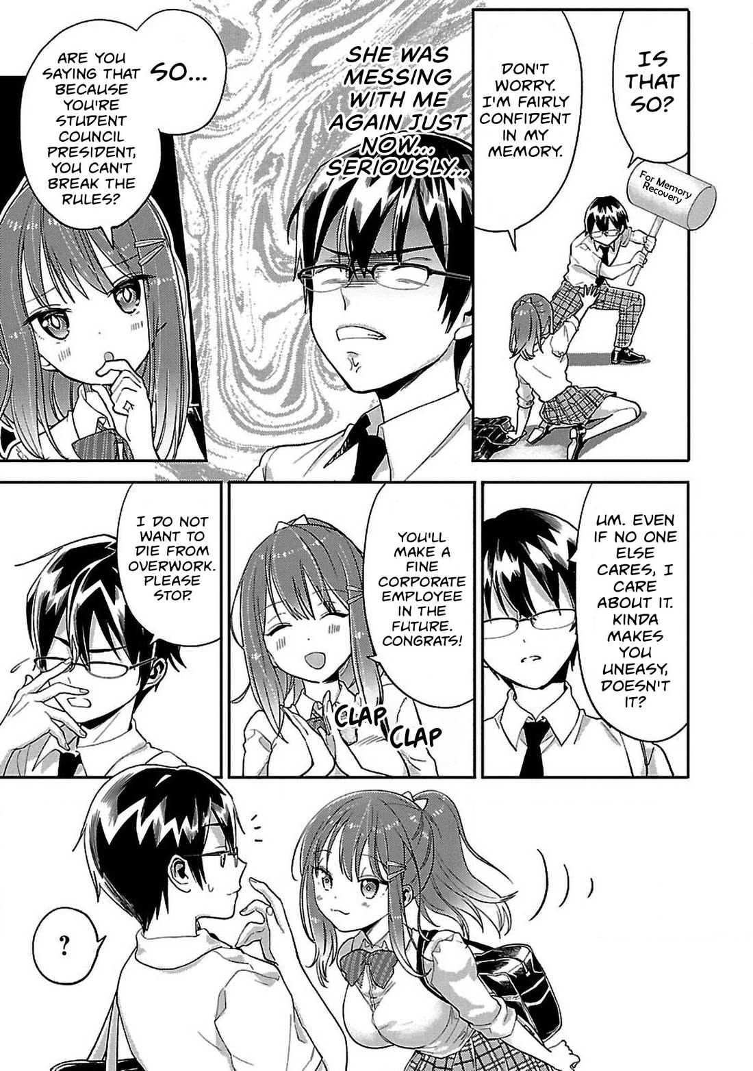 Watashi no shiranai, senpai no 100 ko no koto Chapter 9 page 9 - Chapter 9: Kouhai-chan, do you know all the rules of our high school?