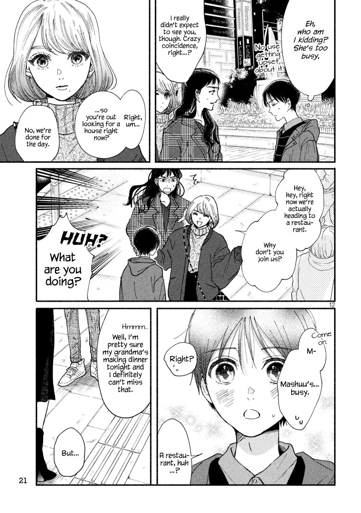 Watashi no Shounen (TAKANO Hitomi) Chapter 20 page 12 - Chapter 20: Yellow and Blue