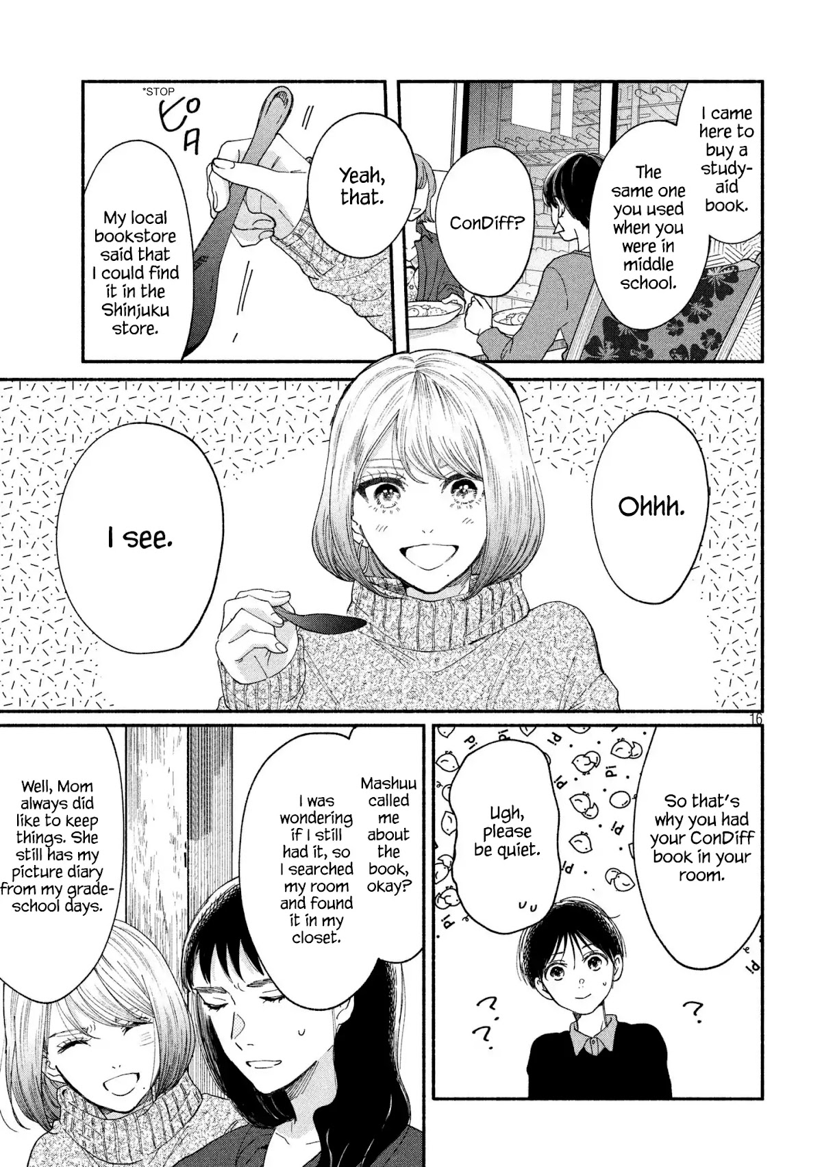 Watashi no Shounen (TAKANO Hitomi) Chapter 20 page 16 - Chapter 20: Yellow and Blue