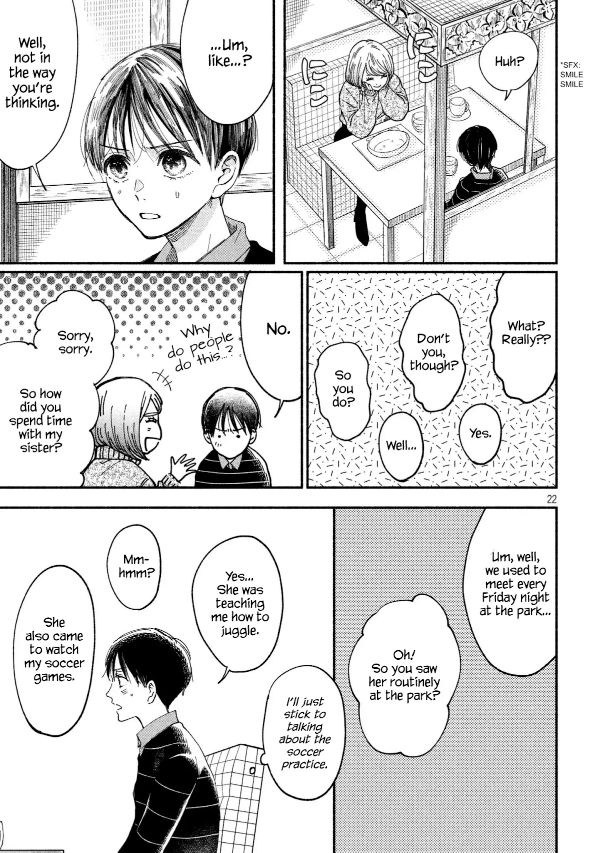 Watashi no Shounen (TAKANO Hitomi) Chapter 20 page 22 - Chapter 20: Yellow and Blue