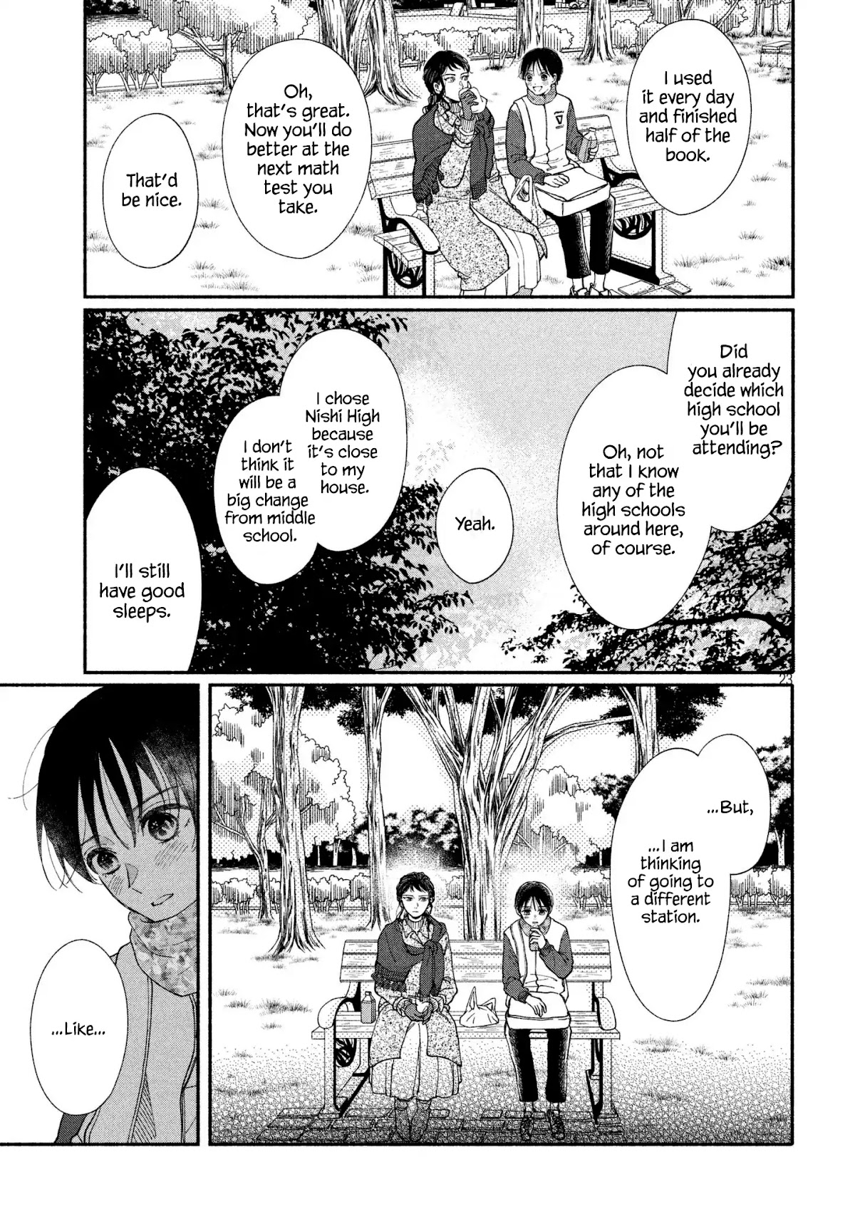 Watashi no Shounen (TAKANO Hitomi) Chapter 22 page 23 - Chapter 22: Bench