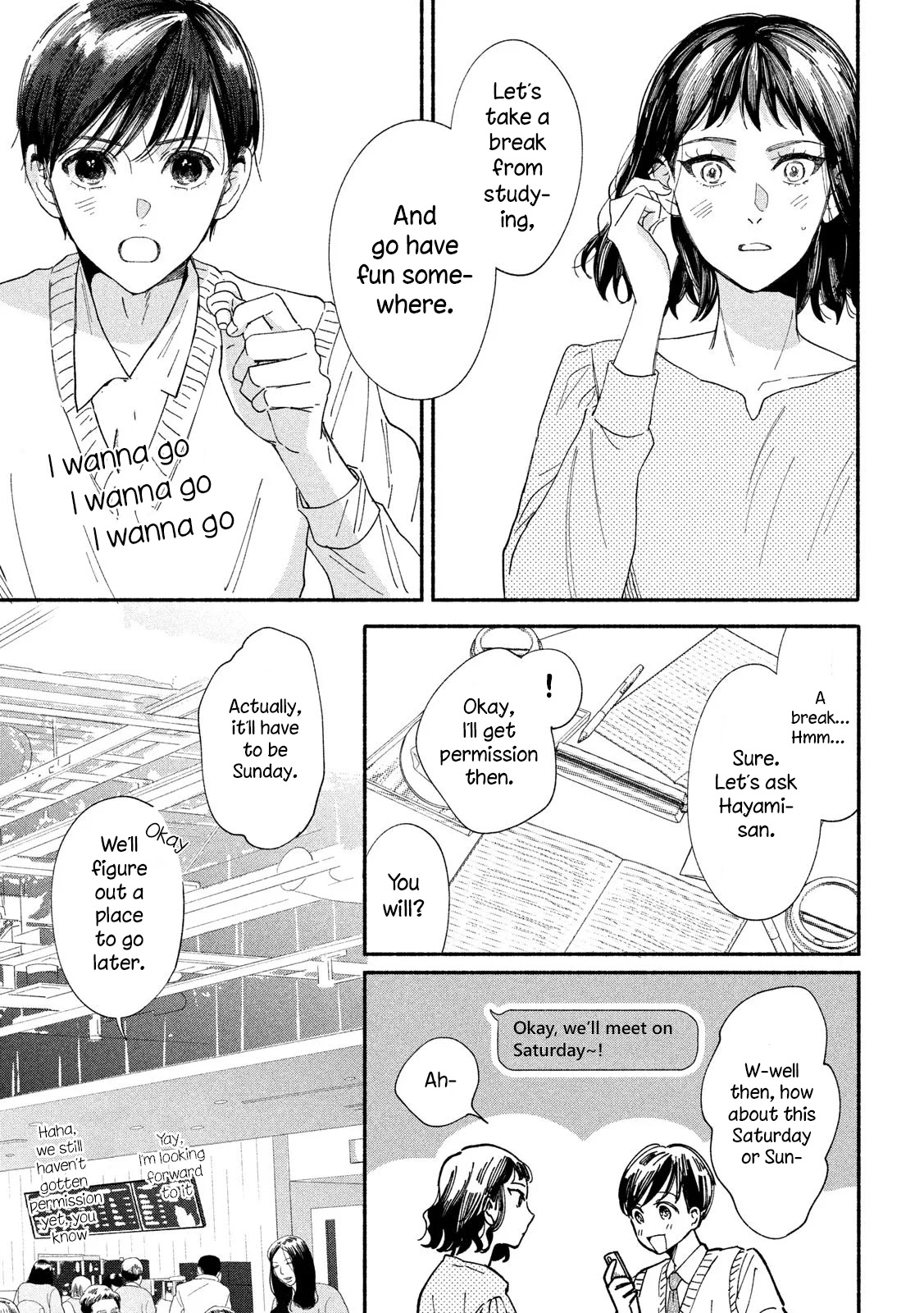 Watashi no Shounen (TAKANO Hitomi) Chapter 37 page 13 - Chapter 37: Turquoise
