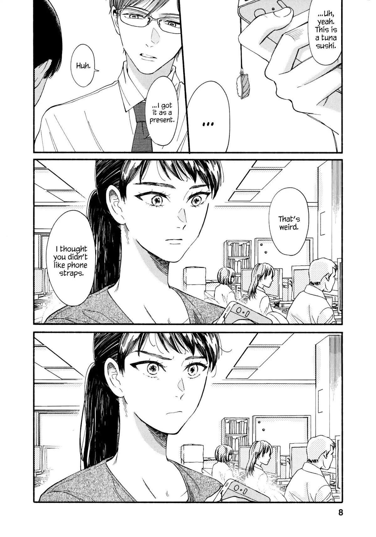 Watashi no Shounen (TAKANO Hitomi) Chapter 5 page 7 - Chapter 5: Phone Straps