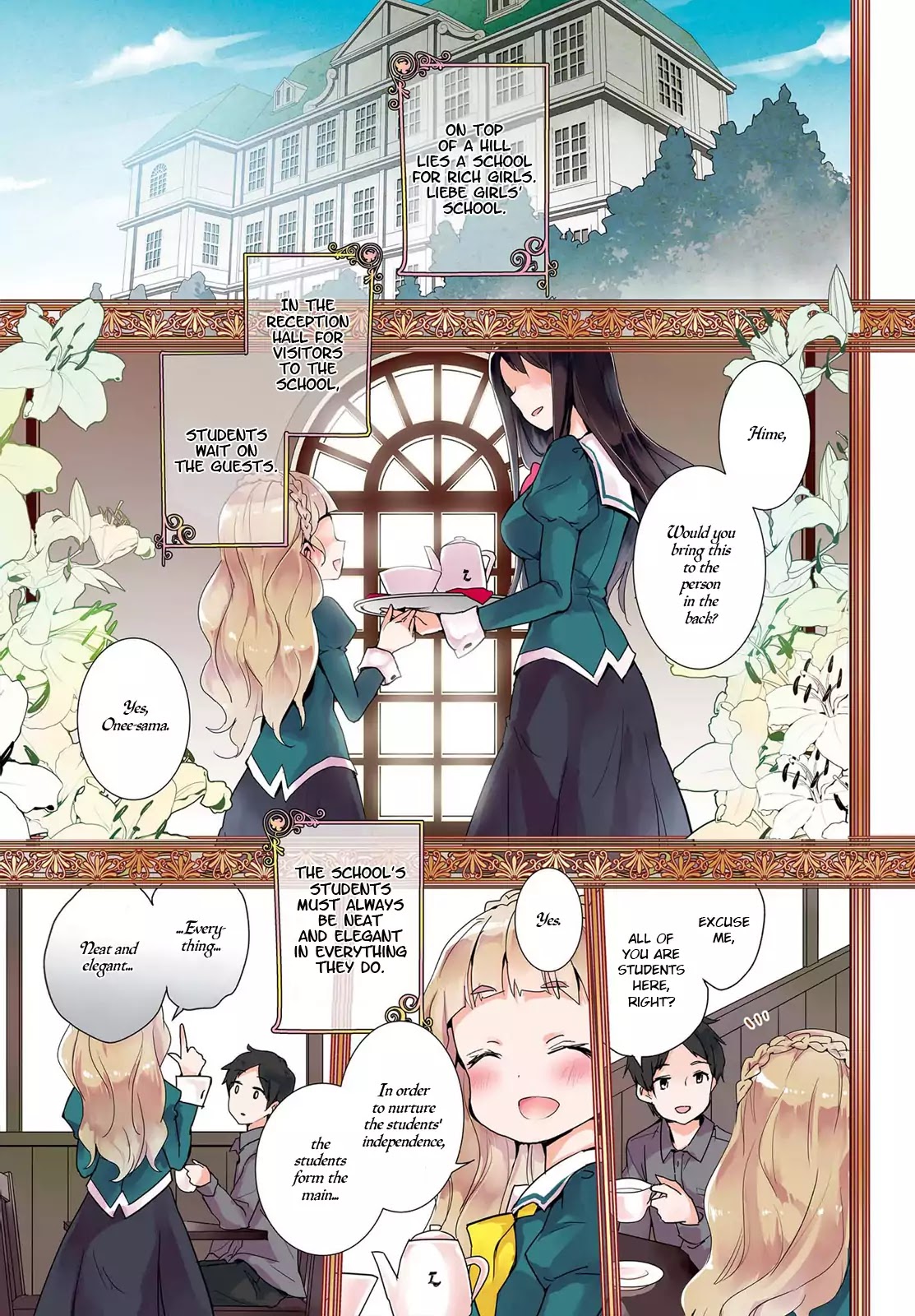 Watashi no Yuri wa Oshigoto desu! Chapter 1 page 2 - Chapter 1