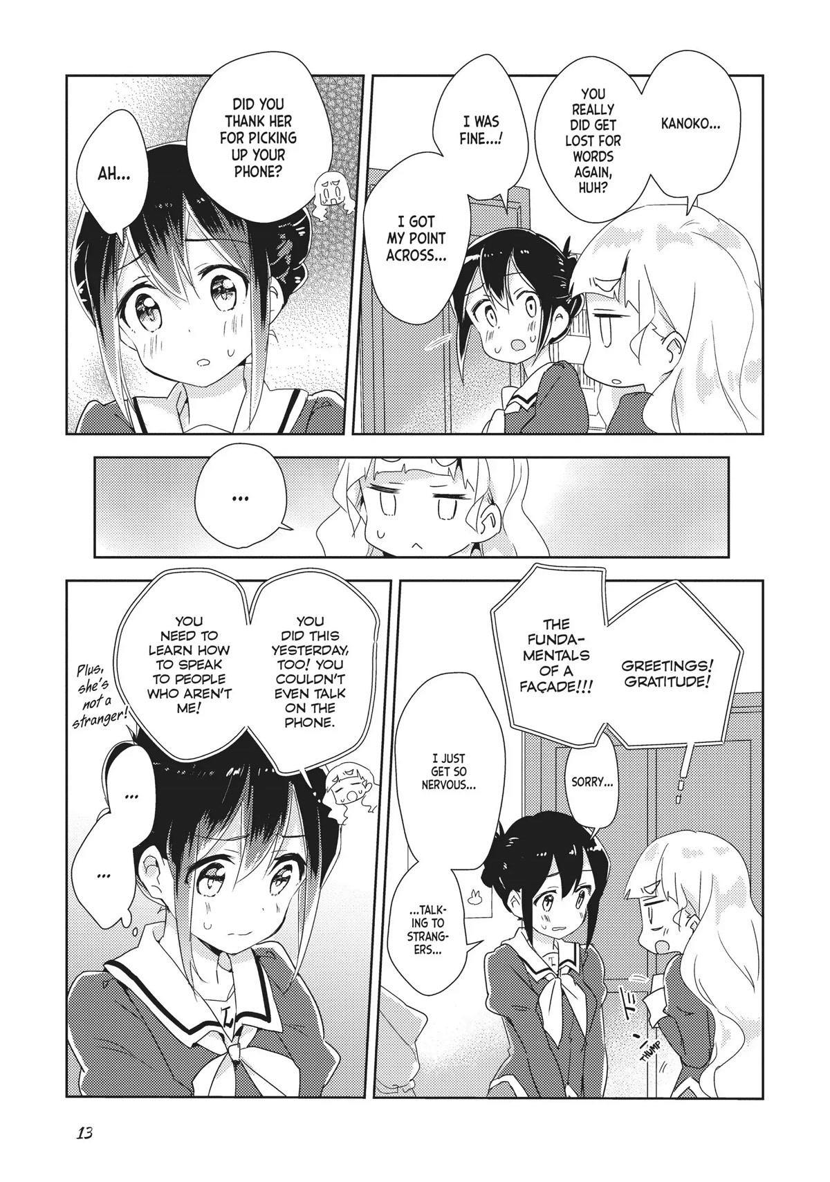 Watashi no Yuri wa Oshigoto desu! Chapter 12 page 13 - Chapter 12: The Blume Selections Have Begun