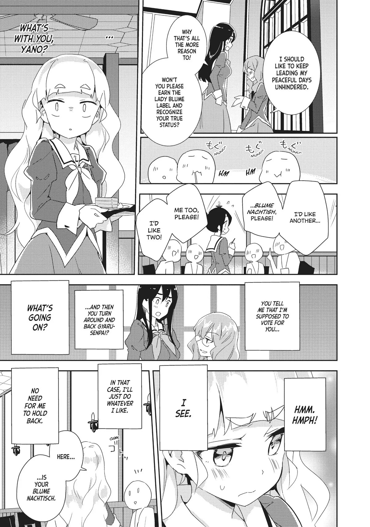 Watashi no Yuri wa Oshigoto desu! Chapter 12 page 17 - Chapter 12: The Blume Selections Have Begun