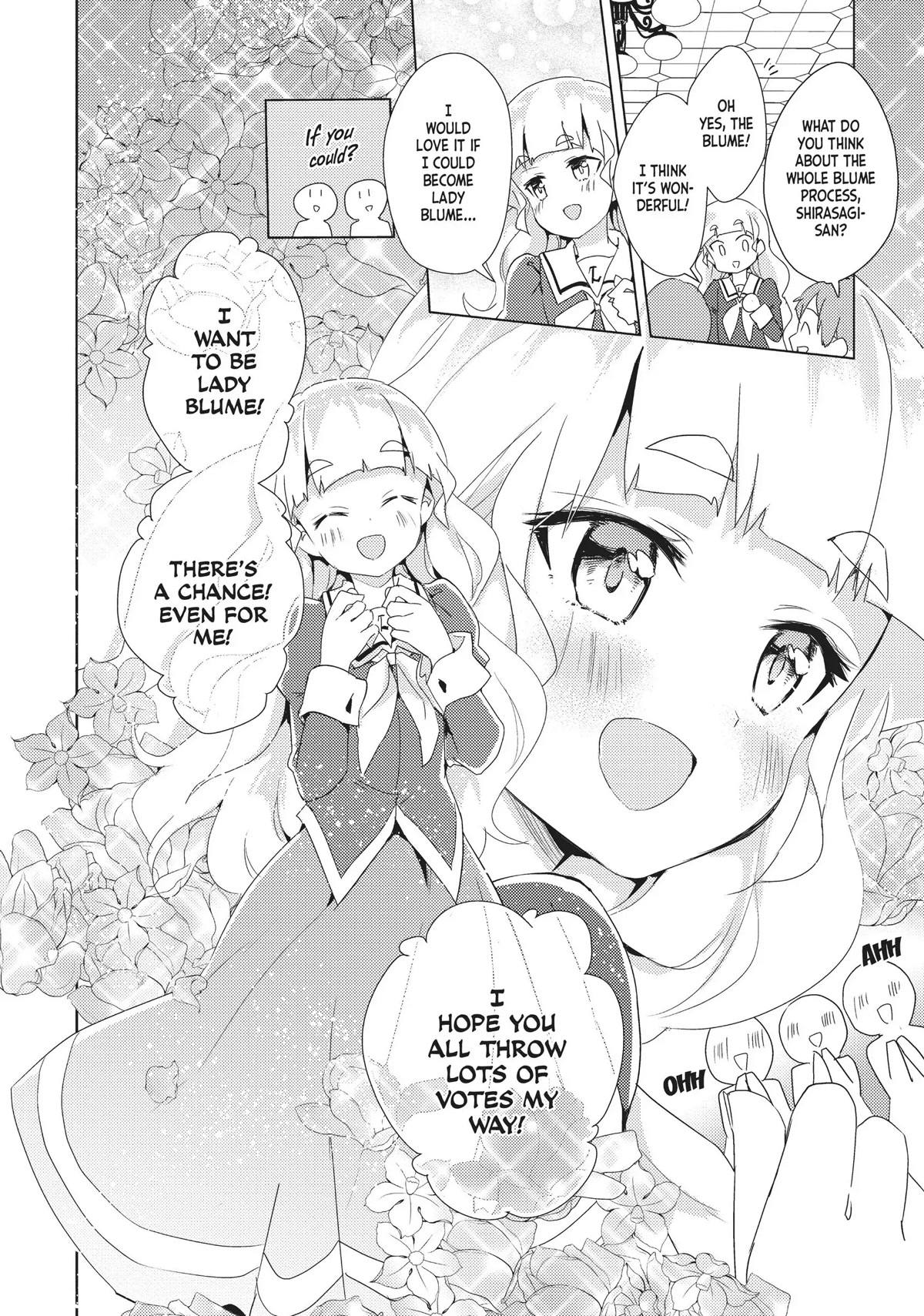 Watashi no Yuri wa Oshigoto desu! Chapter 12 page 18 - Chapter 12: The Blume Selections Have Begun