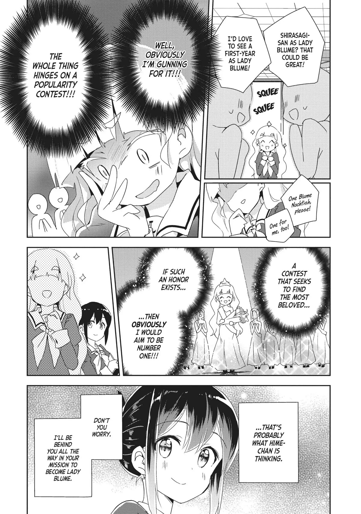 Watashi no Yuri wa Oshigoto desu! Chapter 12 page 19 - Chapter 12: The Blume Selections Have Begun