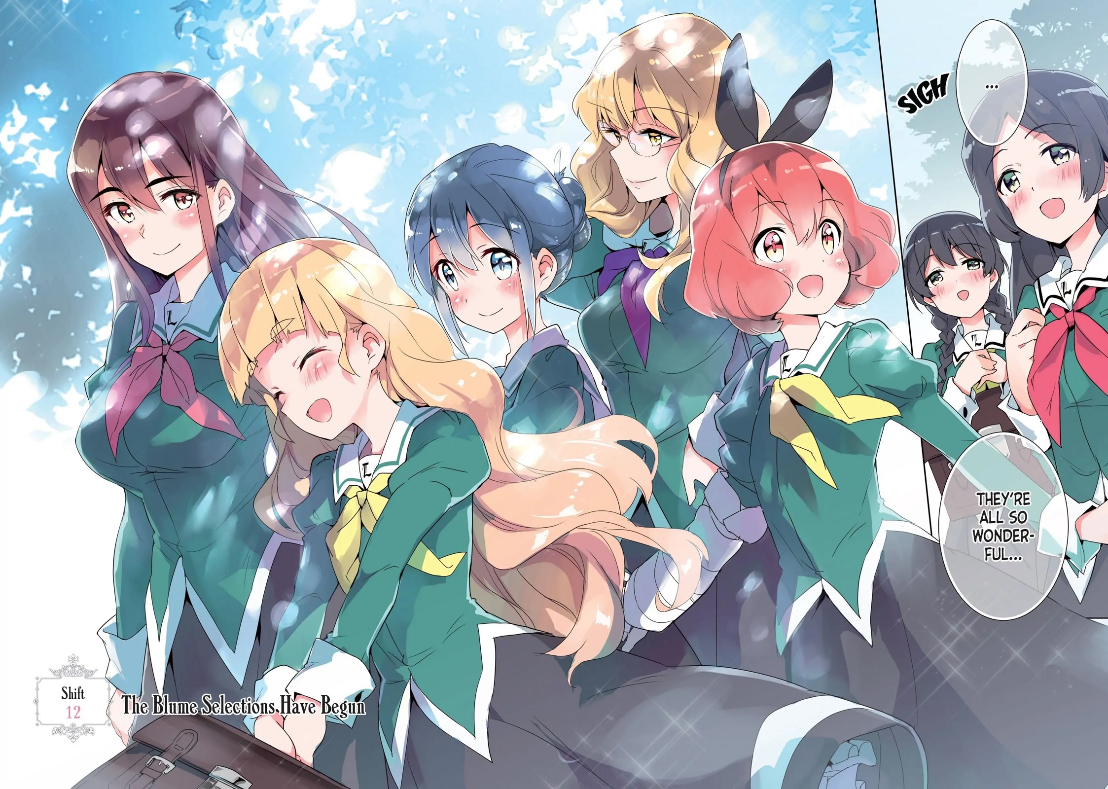 Watashi no Yuri wa Oshigoto desu! Chapter 12 page 3 - Chapter 12: The Blume Selections Have Begun