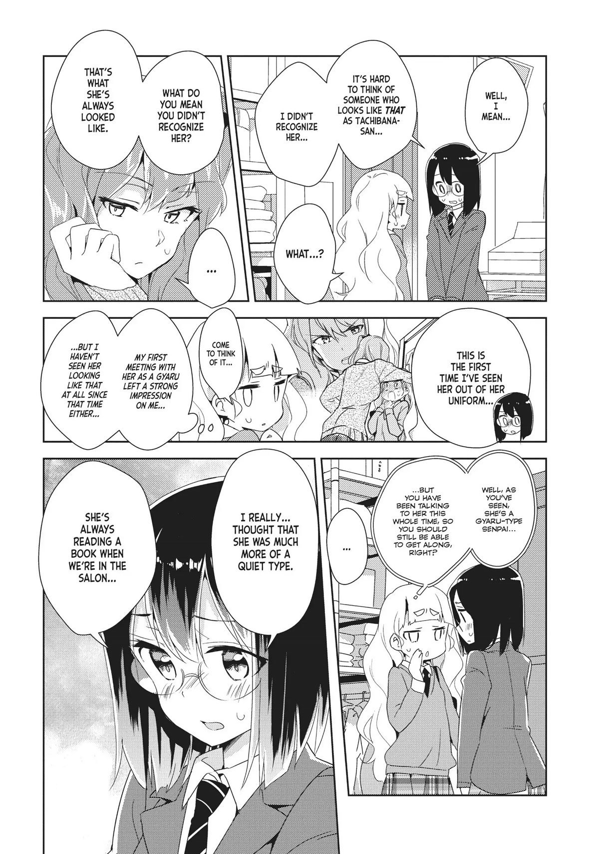 Watashi no Yuri wa Oshigoto desu! Chapter 13 page 5 - Chapter 13: It's "Gyaru," Right?