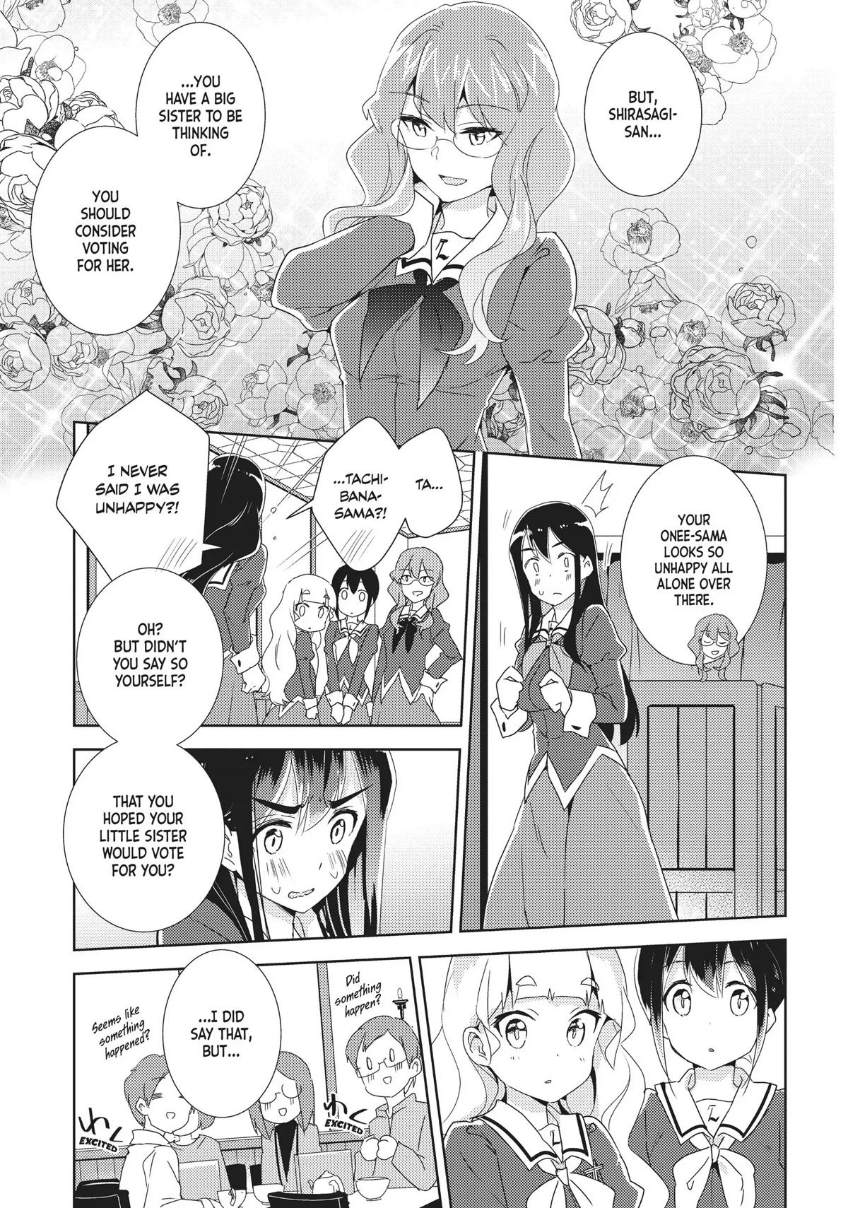 Watashi no Yuri wa Oshigoto desu! Chapter 14 page 13 - Chapter 14: Whom Shall I Vote For?