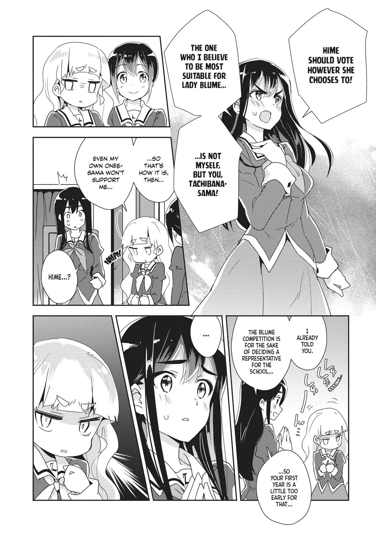 Watashi no Yuri wa Oshigoto desu! Chapter 14 page 14 - Chapter 14: Whom Shall I Vote For?