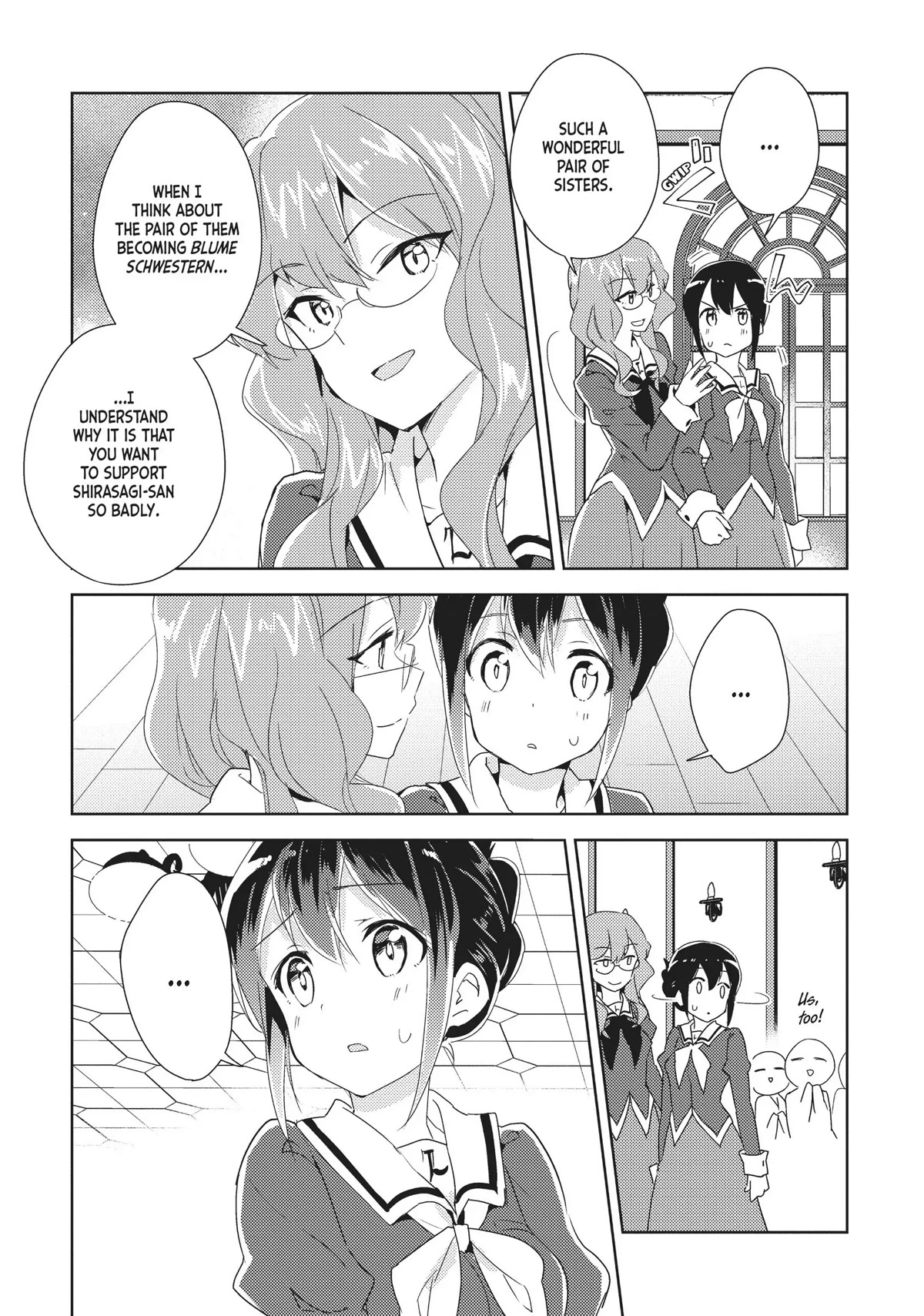 Watashi no Yuri wa Oshigoto desu! Chapter 14 page 17 - Chapter 14: Whom Shall I Vote For?